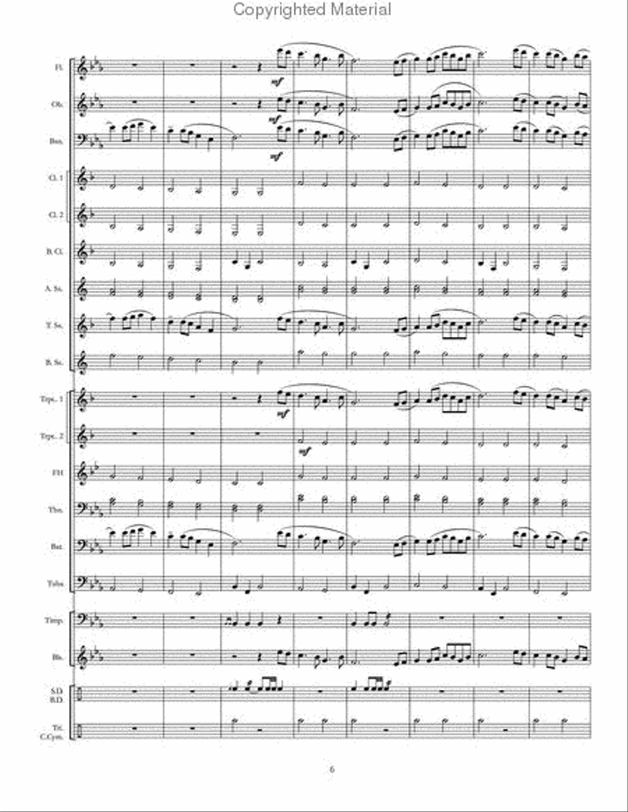 Natchez Trace Concert Band scores gallery preview page 7