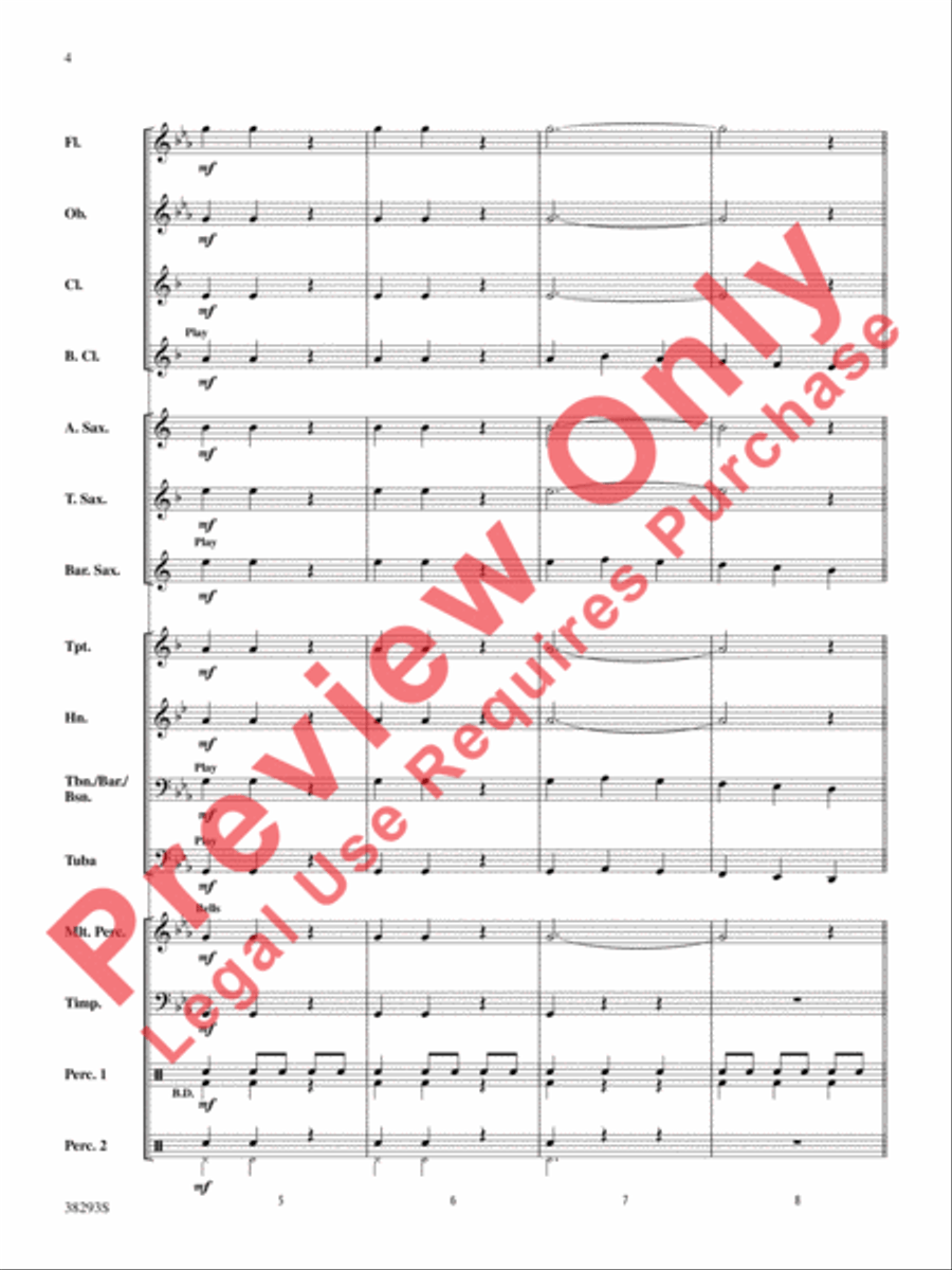 The Beast Concert Band scores gallery preview page 4