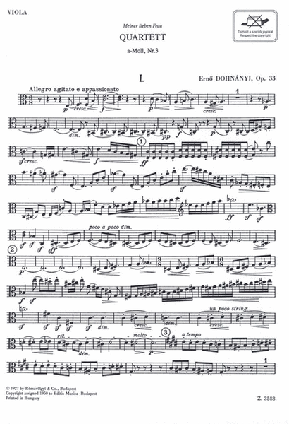 Streichquartett Nr. 3 op. 33