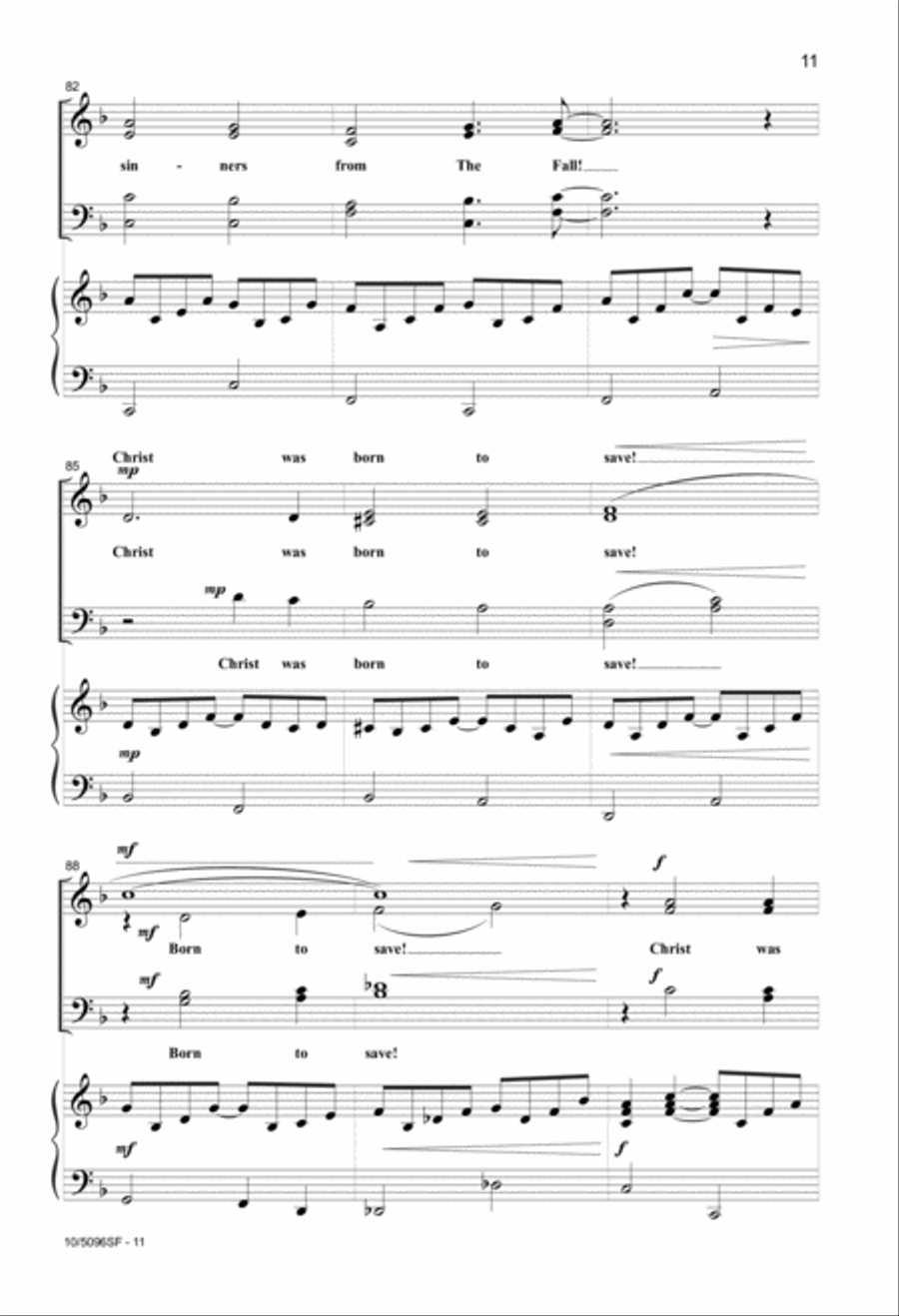 Christian Friends, Rejoice! 4-Part scores gallery preview page 11