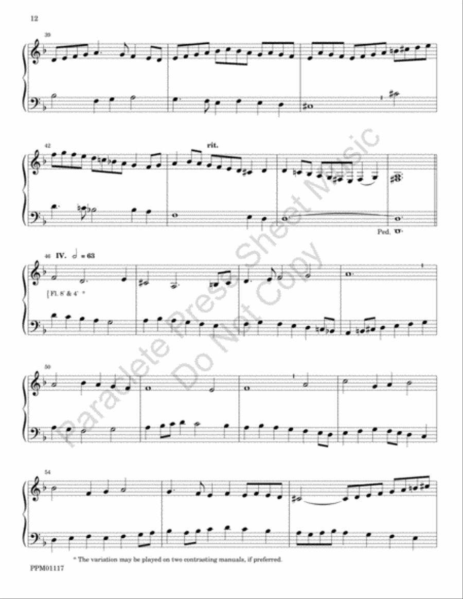 Tribute to Jeremiah Clarke Choir scores gallery preview page 13