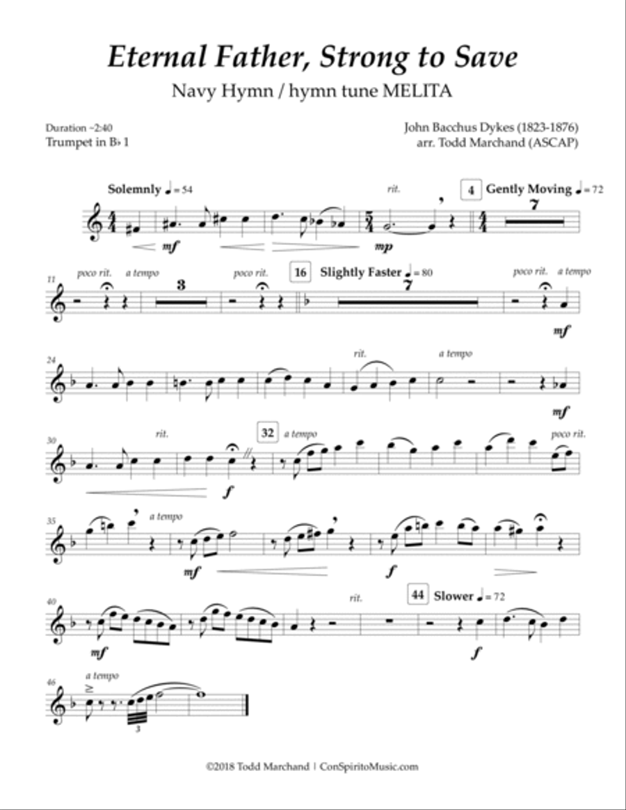 Eternal Father, Strong to Save (Navy Hymn 