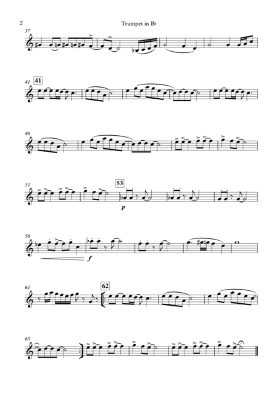 Lady Madonna Brass Ensemble scores gallery preview page 3