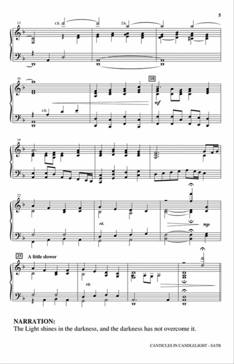 Canticles in Candlelight 3-Part scores gallery preview page 3