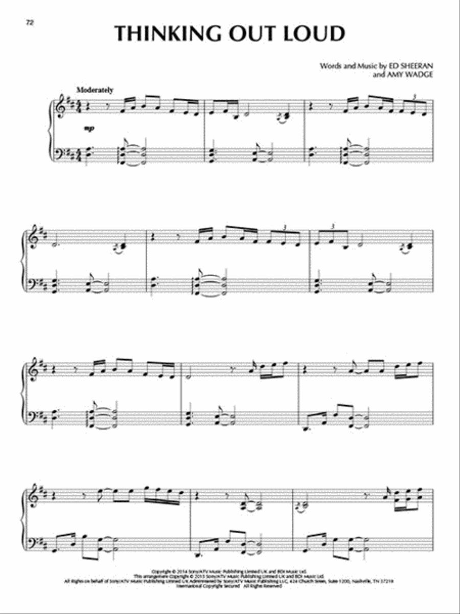 The Modern Wedding Collection Piano Solo scores gallery preview page 4