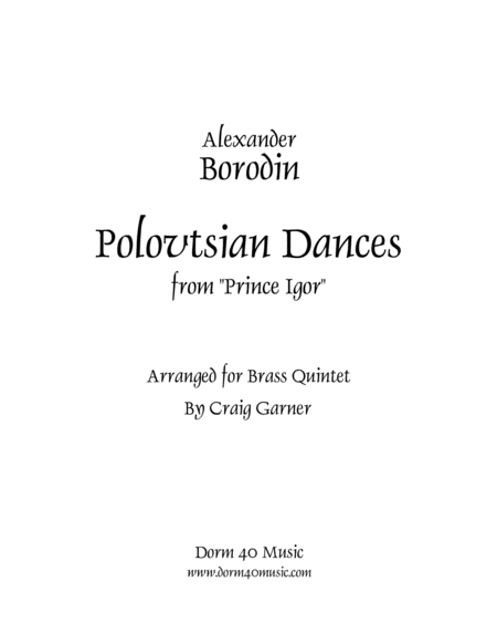 Polovtsian Dances, from "Prince Igor" image number null
