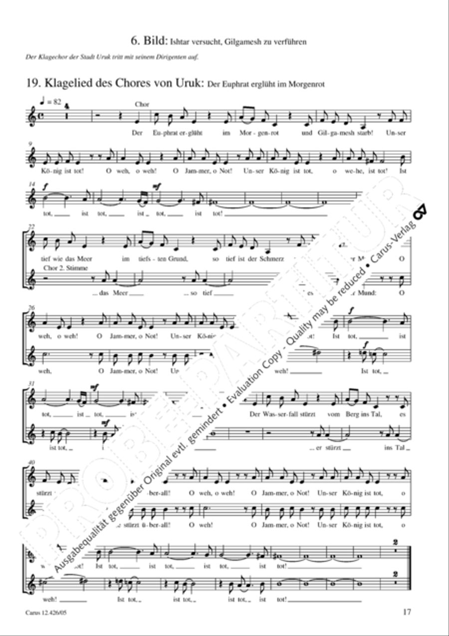 Gilgamesh - Konig von Uruk 3-Part scores gallery preview page 18