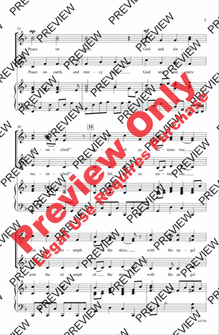 Angels' Gloria Women's Choir scores gallery preview page 5