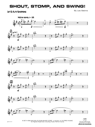 Shout, Stomp, and Swing!: E-flat Alto Saxophone