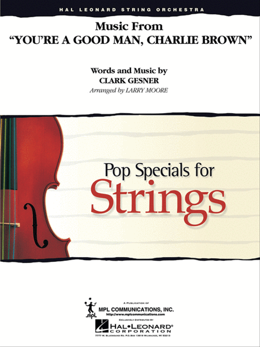 Music from You're a Good Man, Charlie Brown String Orchestra scores gallery preview page 1
