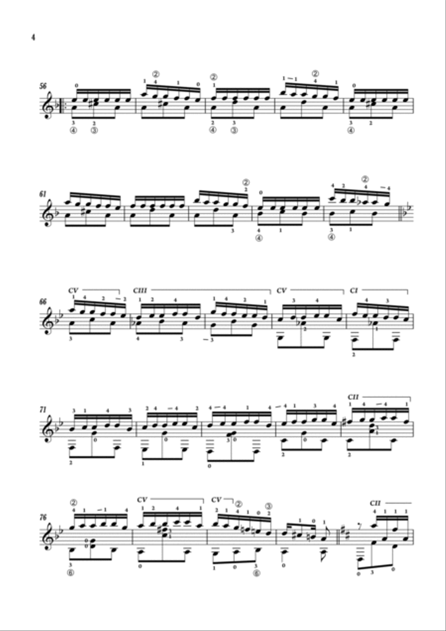 14 Sonatas Acoustic Guitar scores gallery preview page 4