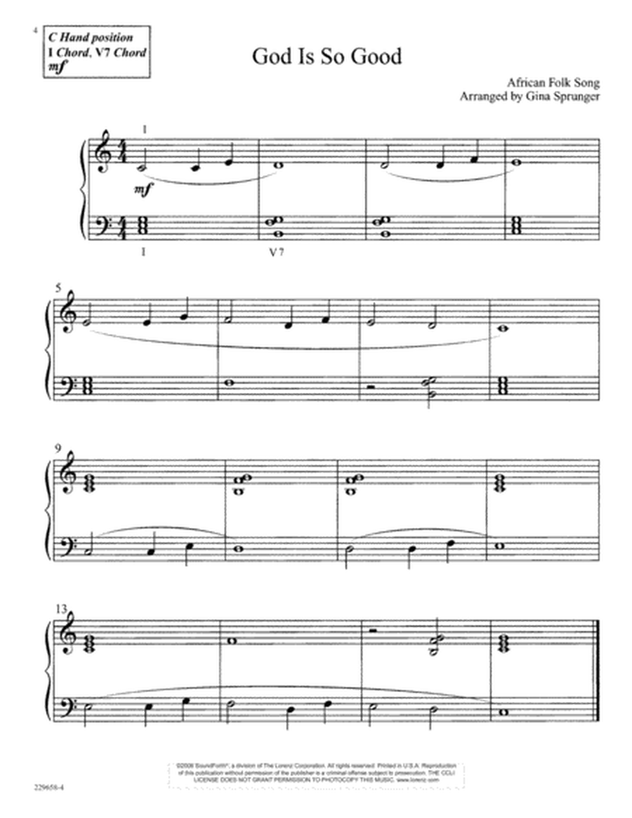 Simple Hymns for the Beginning Pianist - Digital Download