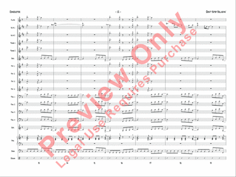 Don't Stop Believin' Jazz Ensemble scores gallery preview page 15