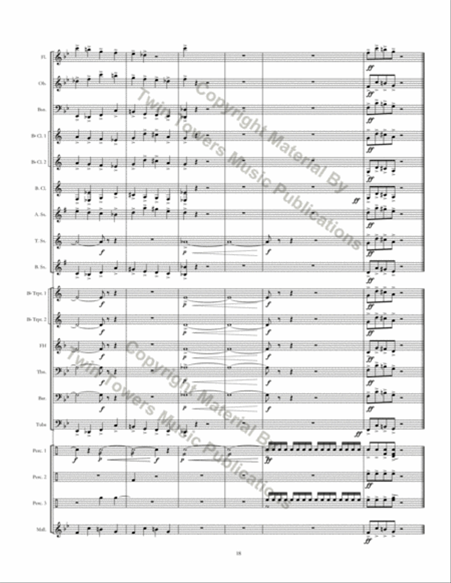 Running With Scissors Running With Scissors Concert Band scores gallery preview page 19