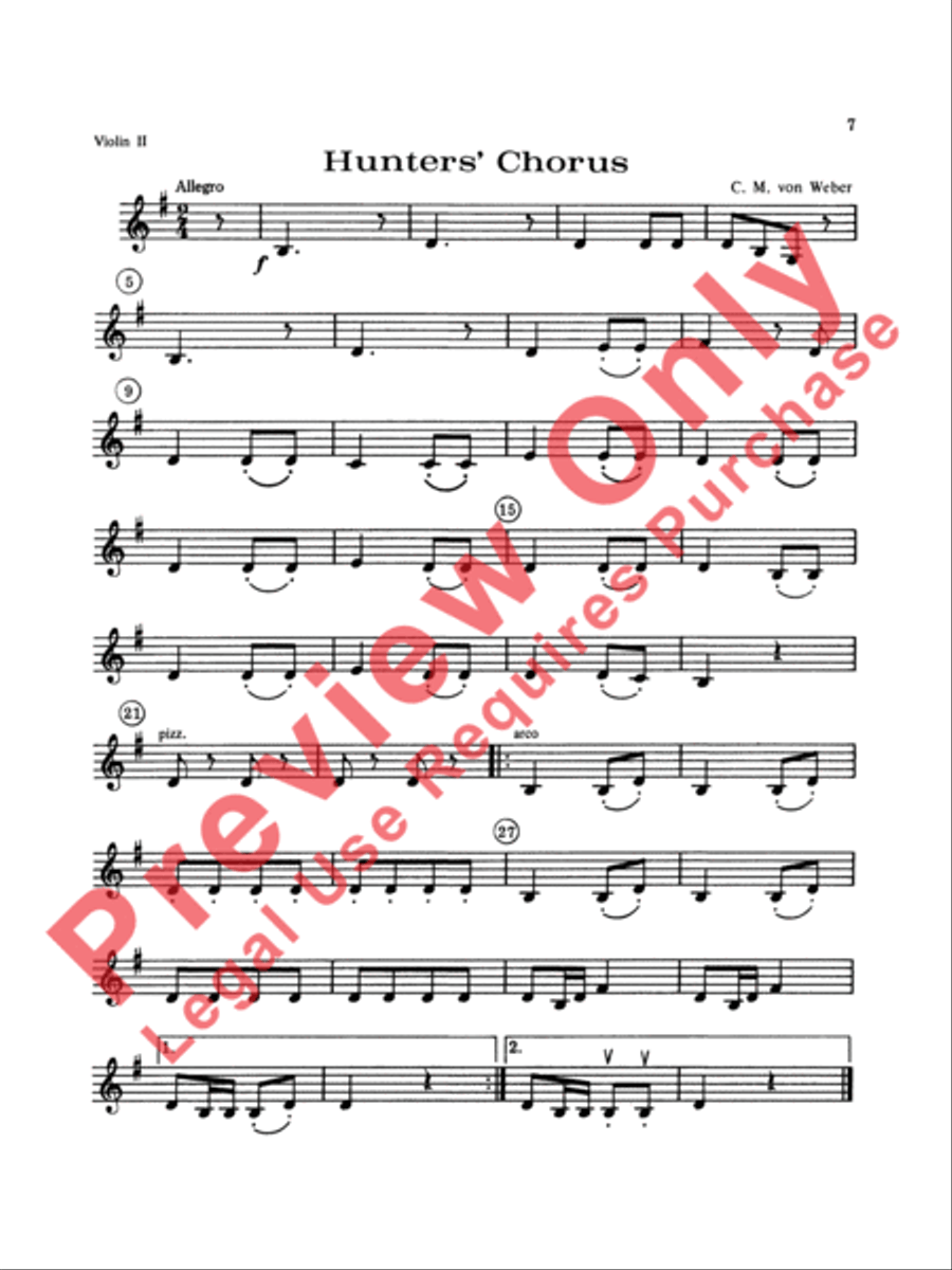 String Orchestra Accompaniments to Solos from Volumes 1 & 2 String Orchestra scores gallery preview page 6