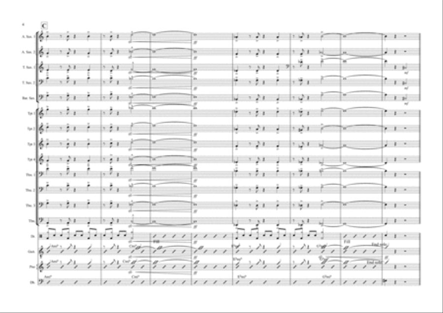 Talking Talking Jazz Ensemble scores gallery preview page 4
