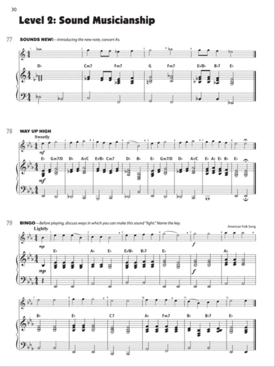 Sound Innovations for Concert Band, Book 1 Concert Band Methods scores gallery preview page 2
