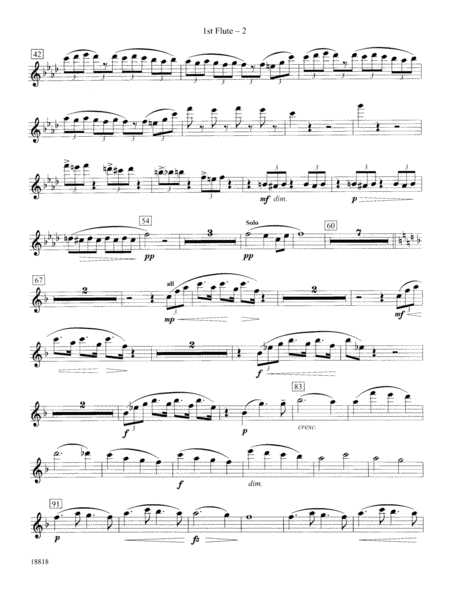Symphony No. 9 "New World", Finale: Flute