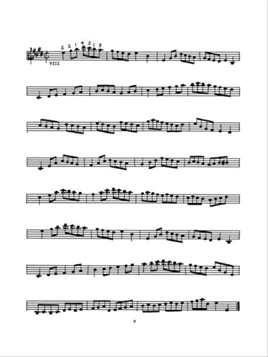 Advanced Reading Studies for Guitar Classical Guitar scores gallery preview page 9