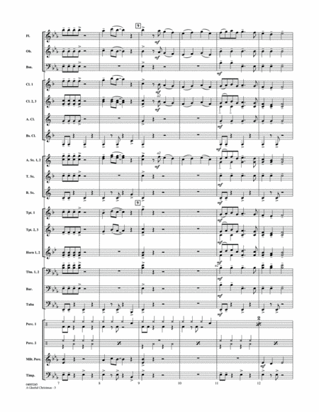 A Gleeful Christmas - Conductor Score (Full Score)