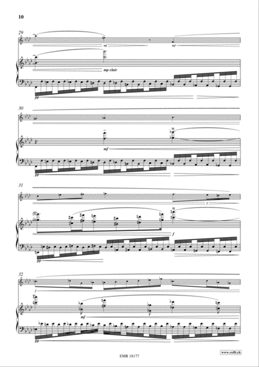 Aiqing Shenghuo Zhi Quan Flute Solo scores gallery preview page 10