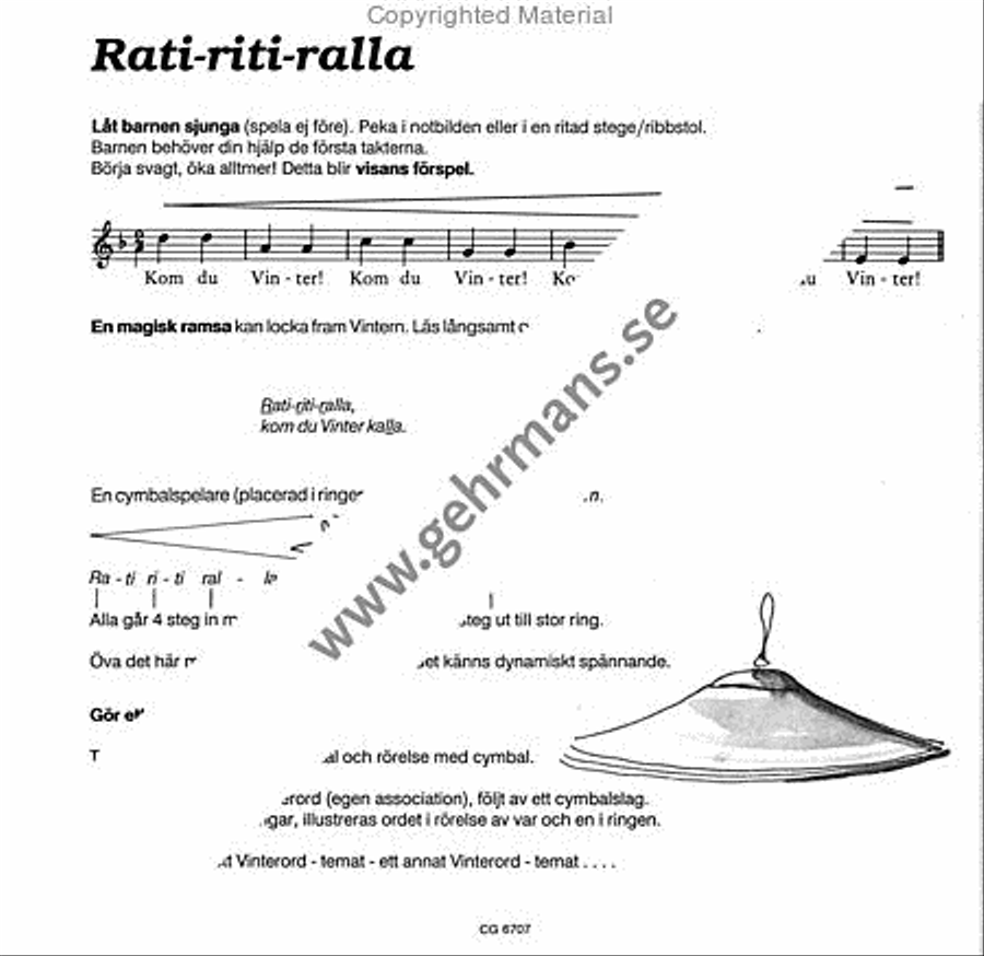 For nyfikna oron och glada fotter - repertoarbok 1 Collection / Songbook scores gallery preview page 11