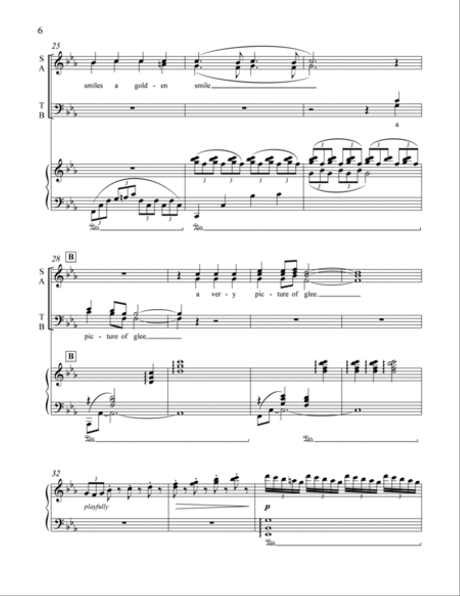 To Love This Earth 4-Part scores gallery preview page 5