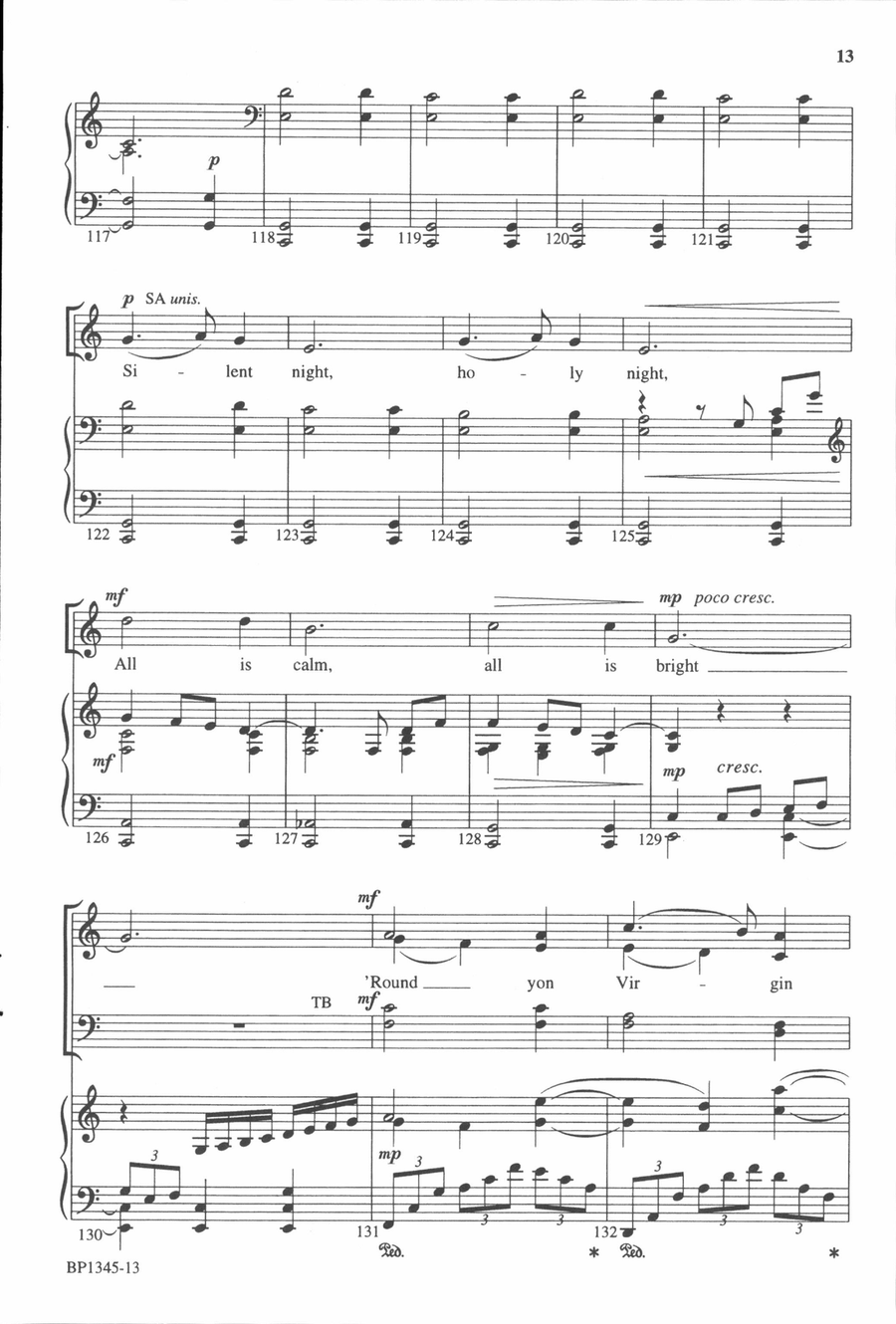 Carols of the Night 4-Part scores gallery preview page 8