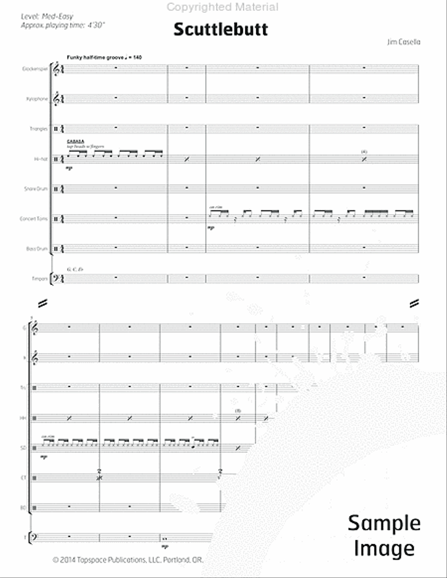 Scuttlebutt Percussion Ensemble scores gallery preview page 5