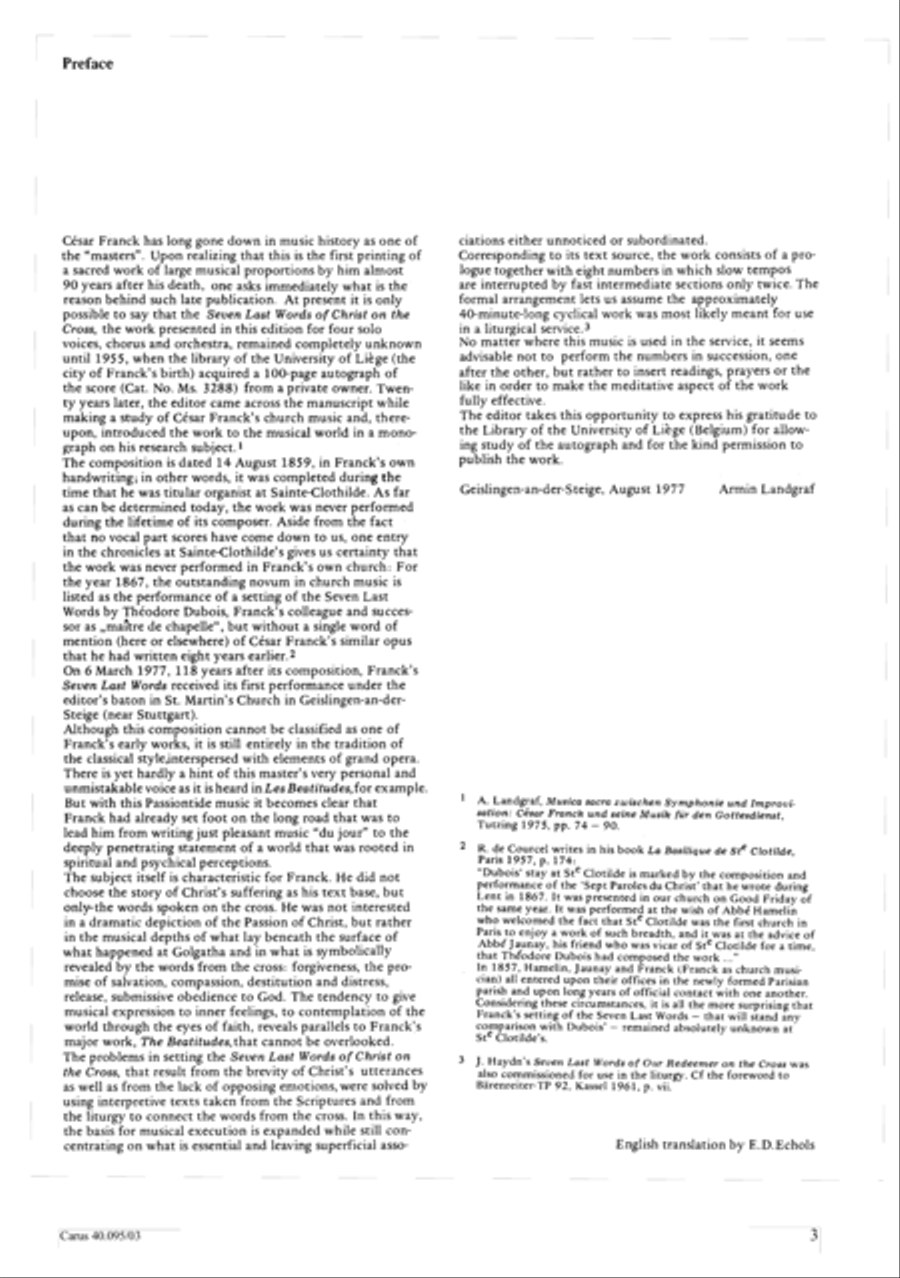 The Seven Words (Die Sieben Worte) 4-Part scores gallery preview page 4