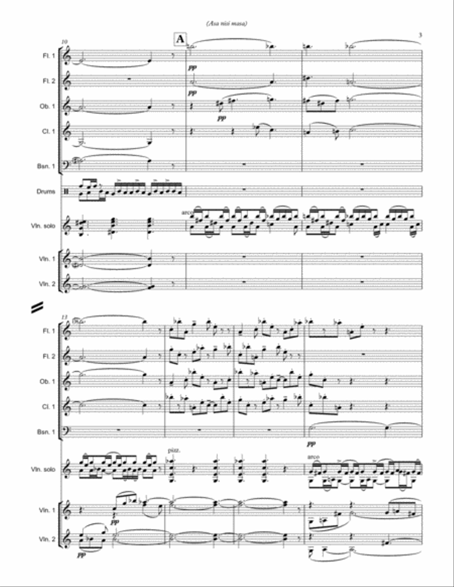 [Carlsen] Asa Nisi Masa Chamber Orchestra scores gallery preview page 5