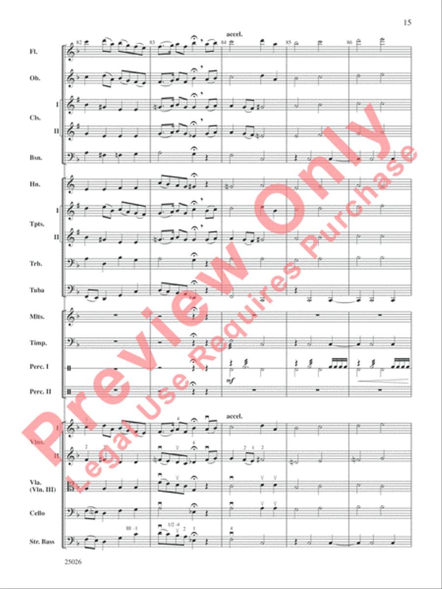 Christmas Comes Again . . . in About Three Minutes Full Orchestra scores gallery preview page 16