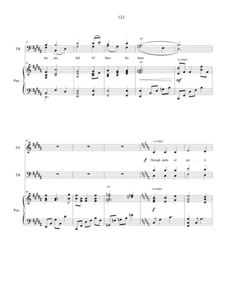 Softly the Spirit Entered In, sacred music for SATB Choir image number null