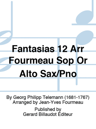 Telemann - 12 Fantasias For Soprano Or Alto Sax