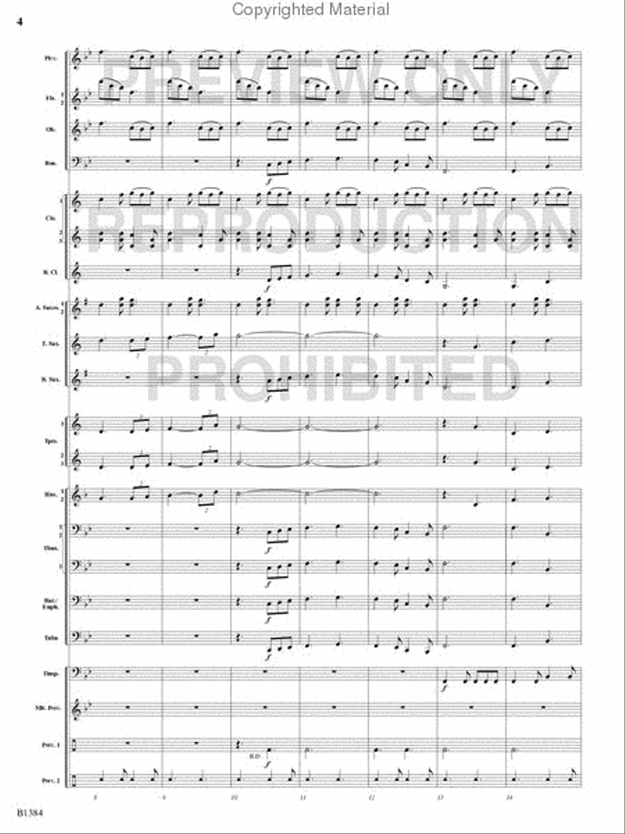 Summer Resounding! Concert Band scores gallery preview page 3