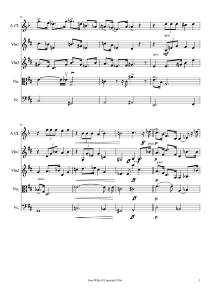 March Humoresque - Clarinet quintet image number null