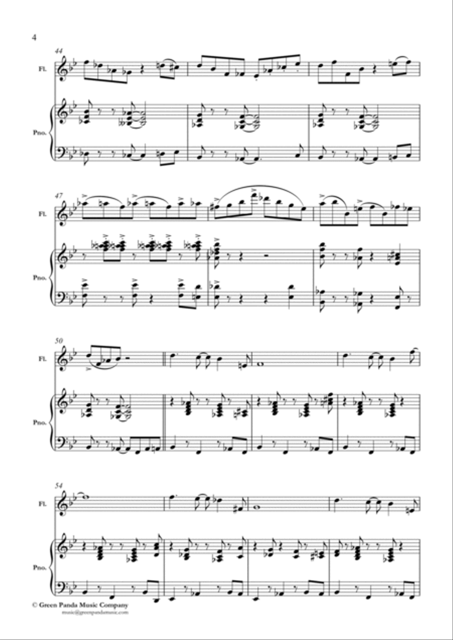 Americana Americana Flute Solo scores gallery preview page 4