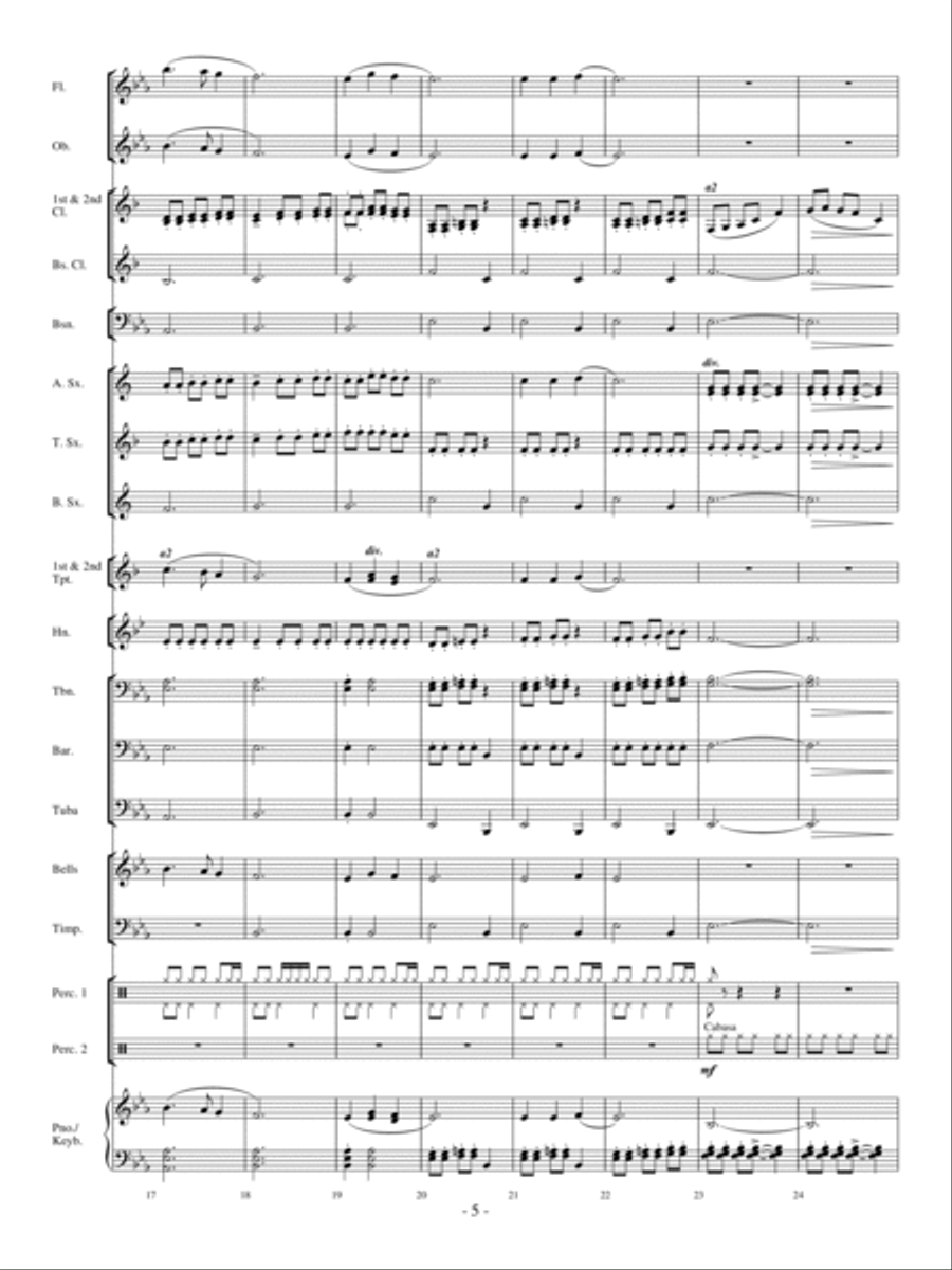 Wonders of the Universe Concert Band - Sheet Music page 4
