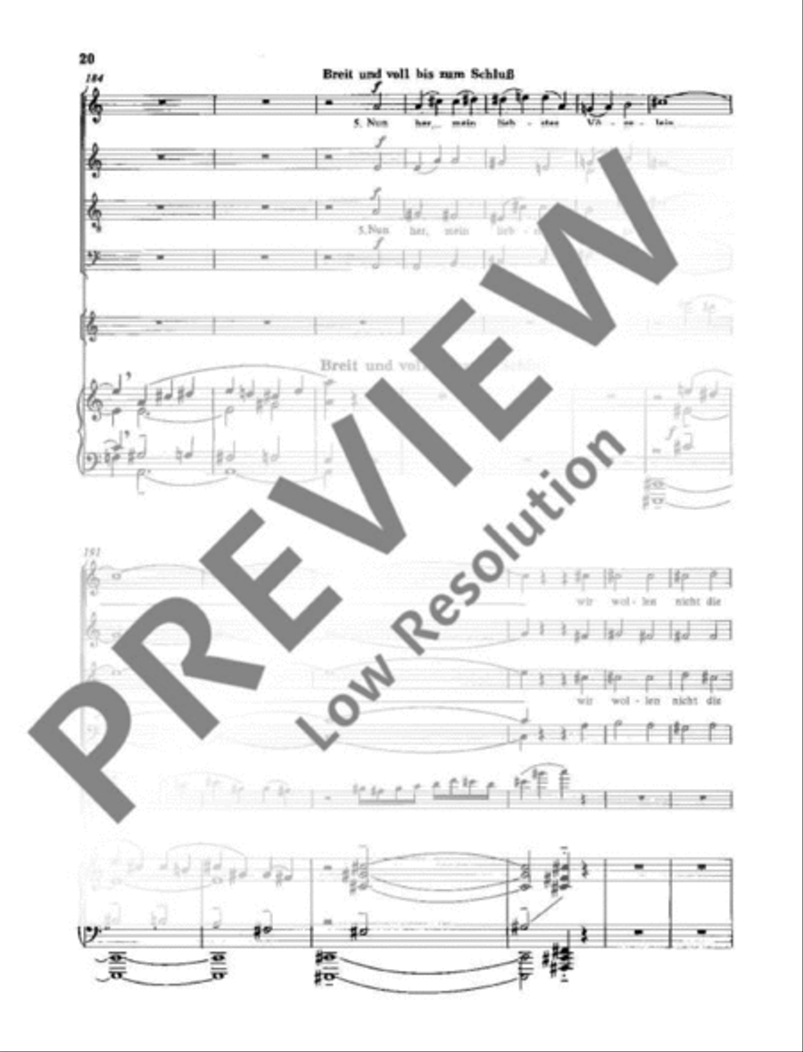 Trost der Nacht 4-Part scores gallery preview page 21