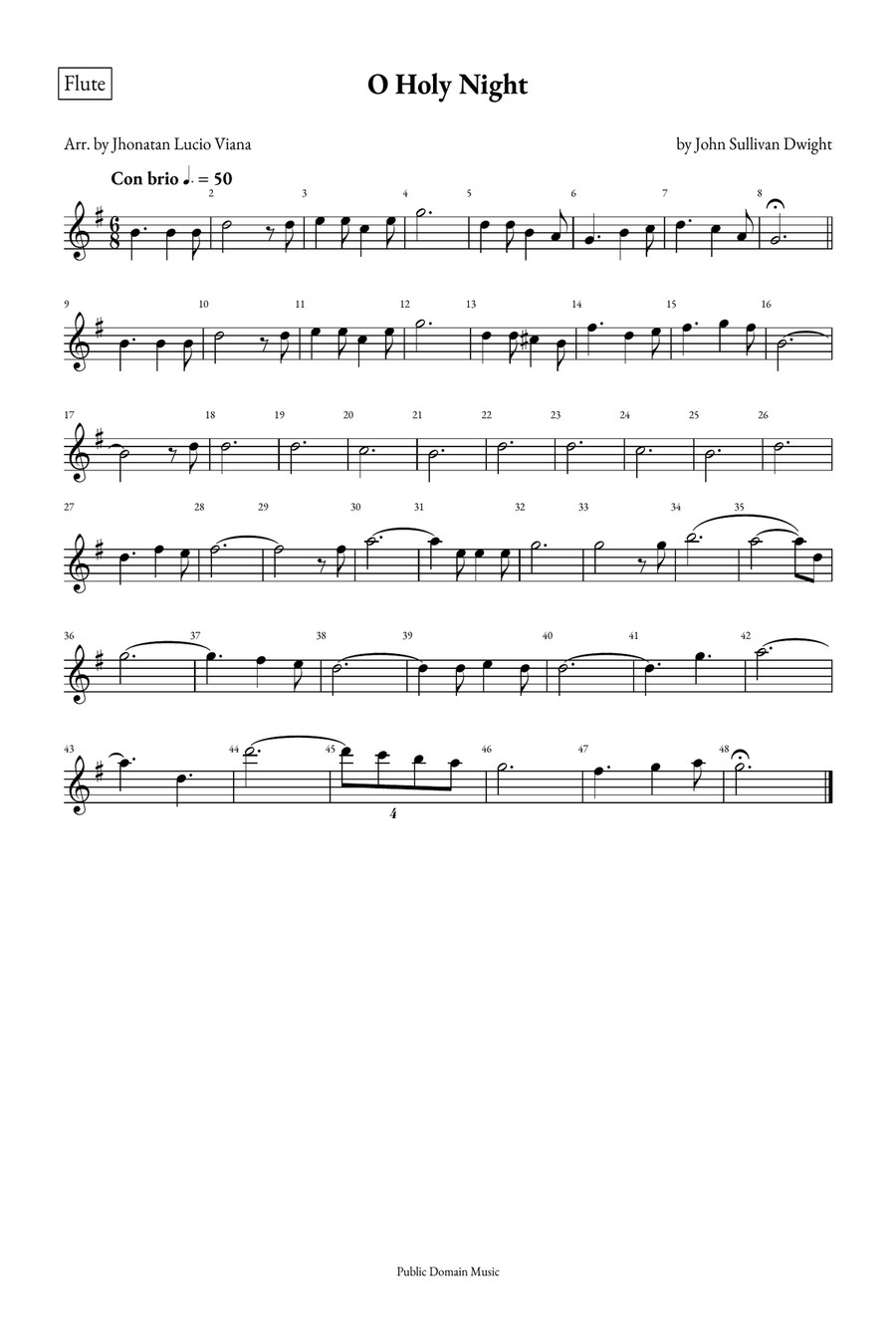 O Holy Night Small Ensemble scores gallery preview page 5