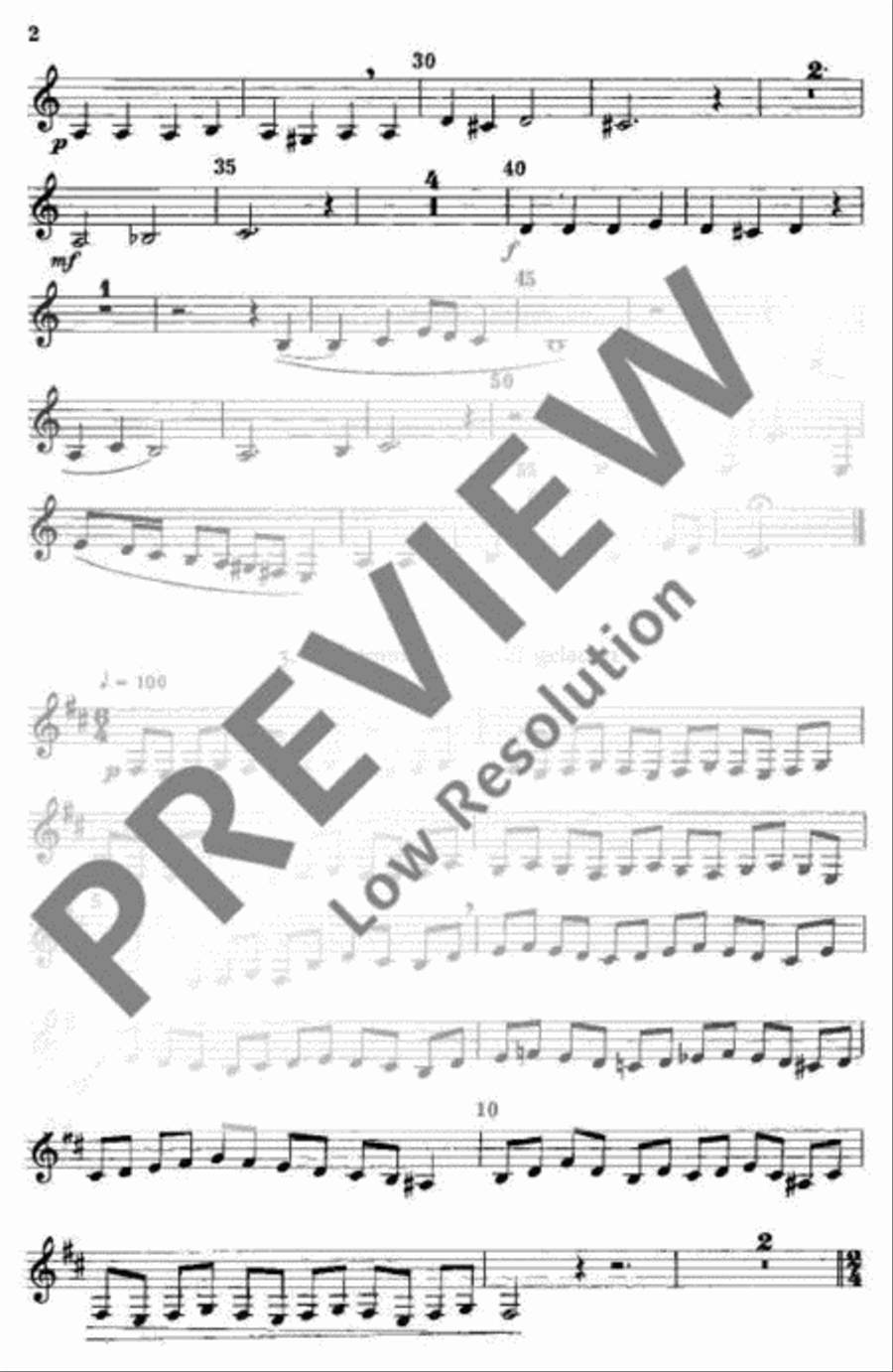 O Heiland, reiß die Himmel auf Choir scores gallery preview page 3
