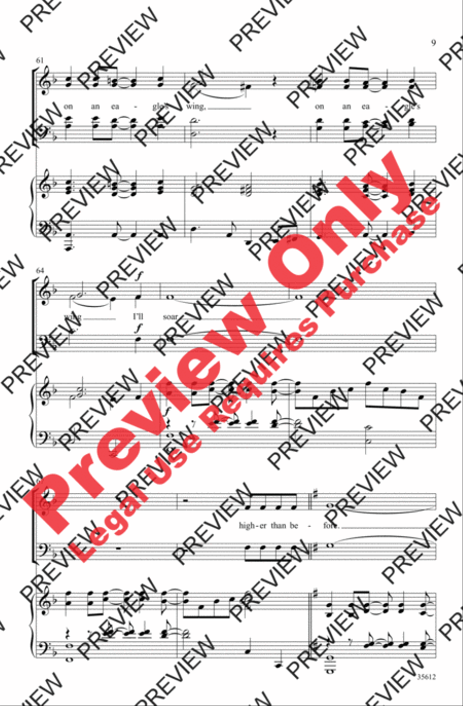 On an Eagle's Wing On an Eagle's Wing 4-Part scores gallery preview page 20