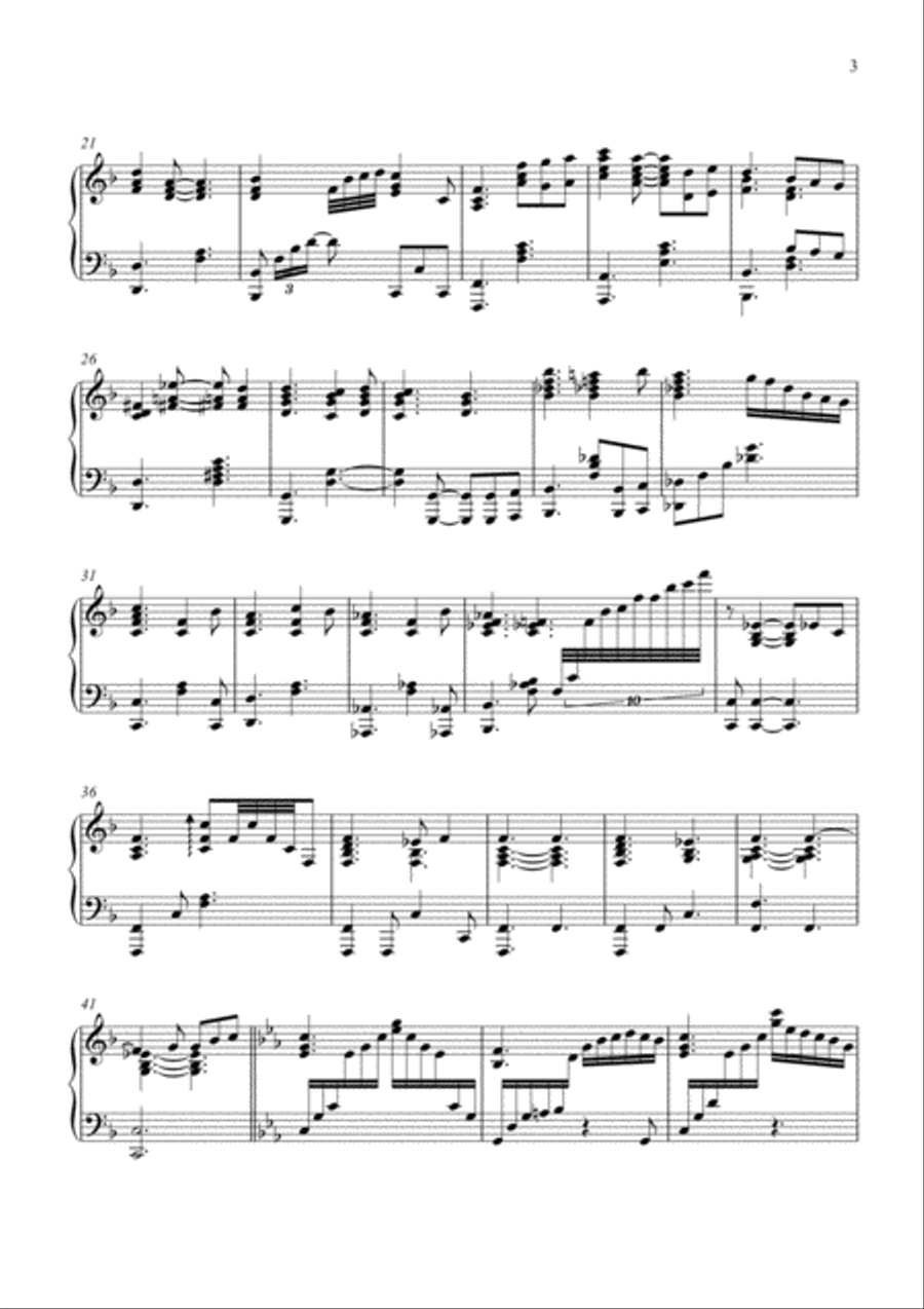 We Are The Champions Piano Solo scores gallery preview page 3