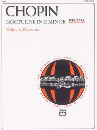 Book cover for Nocturne in E minor, Op. 72, No. 1