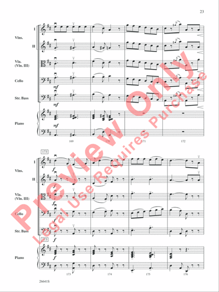 The Wizard of Oz String Orchestra scores gallery preview page 24