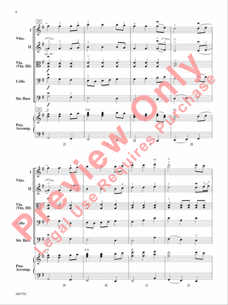Shifting Sands String Orchestra scores gallery preview page 7