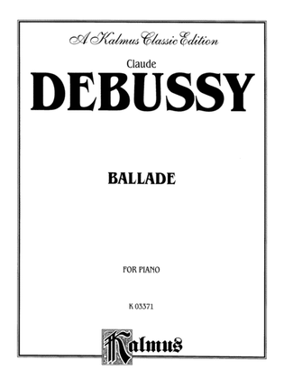 Book cover for Debussy: Ballade