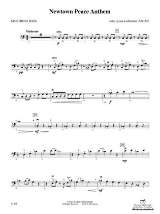 Newtown Peace Anthem: MS String Bass