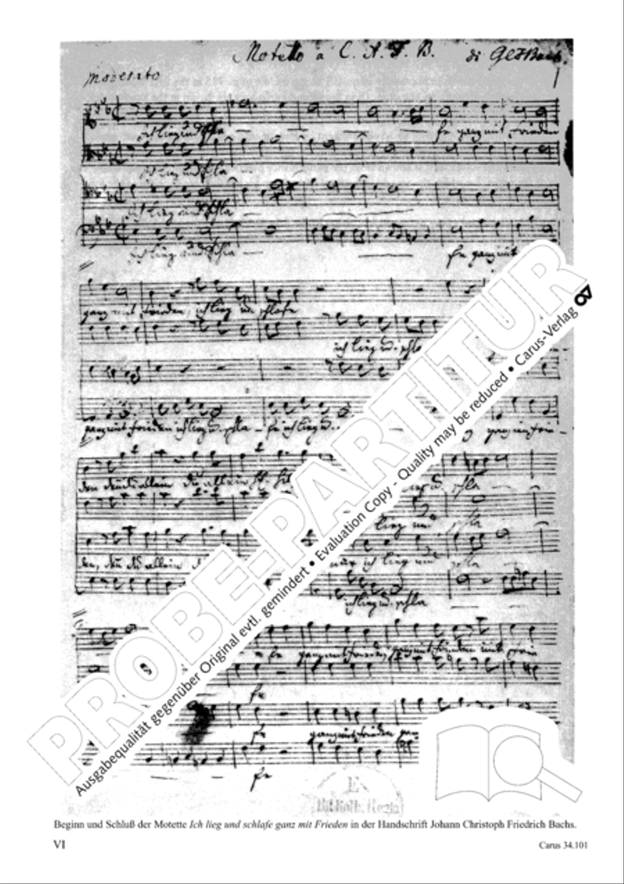 I lie and slumber, still and peaceful 4-Part scores gallery preview page 7