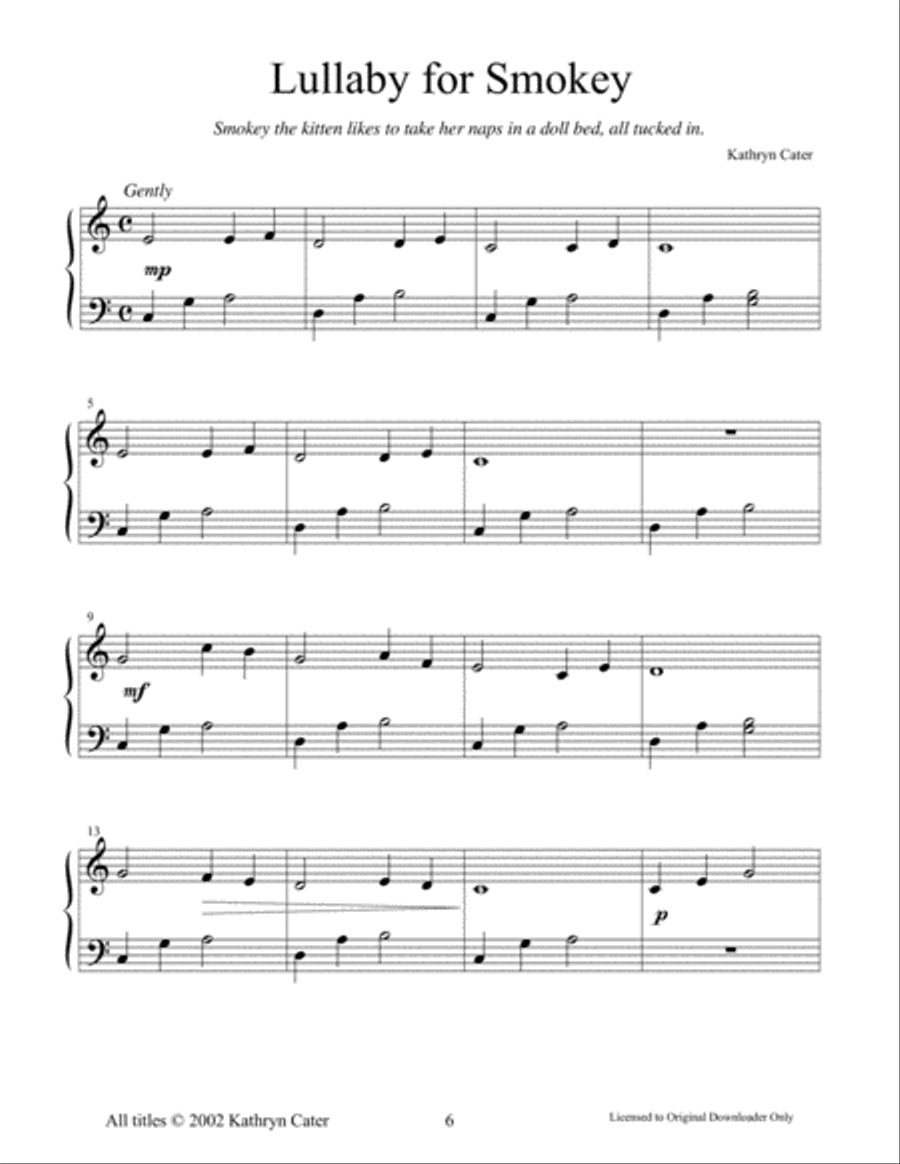 Harping Cats and Dogs Harp scores gallery preview page 6